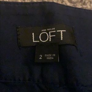 LOFT Shorts - Ann Taylor Loft Navy Scalloped shorts LOFT Shorts - Ann Taylor Loft Navy Scalloped shorts